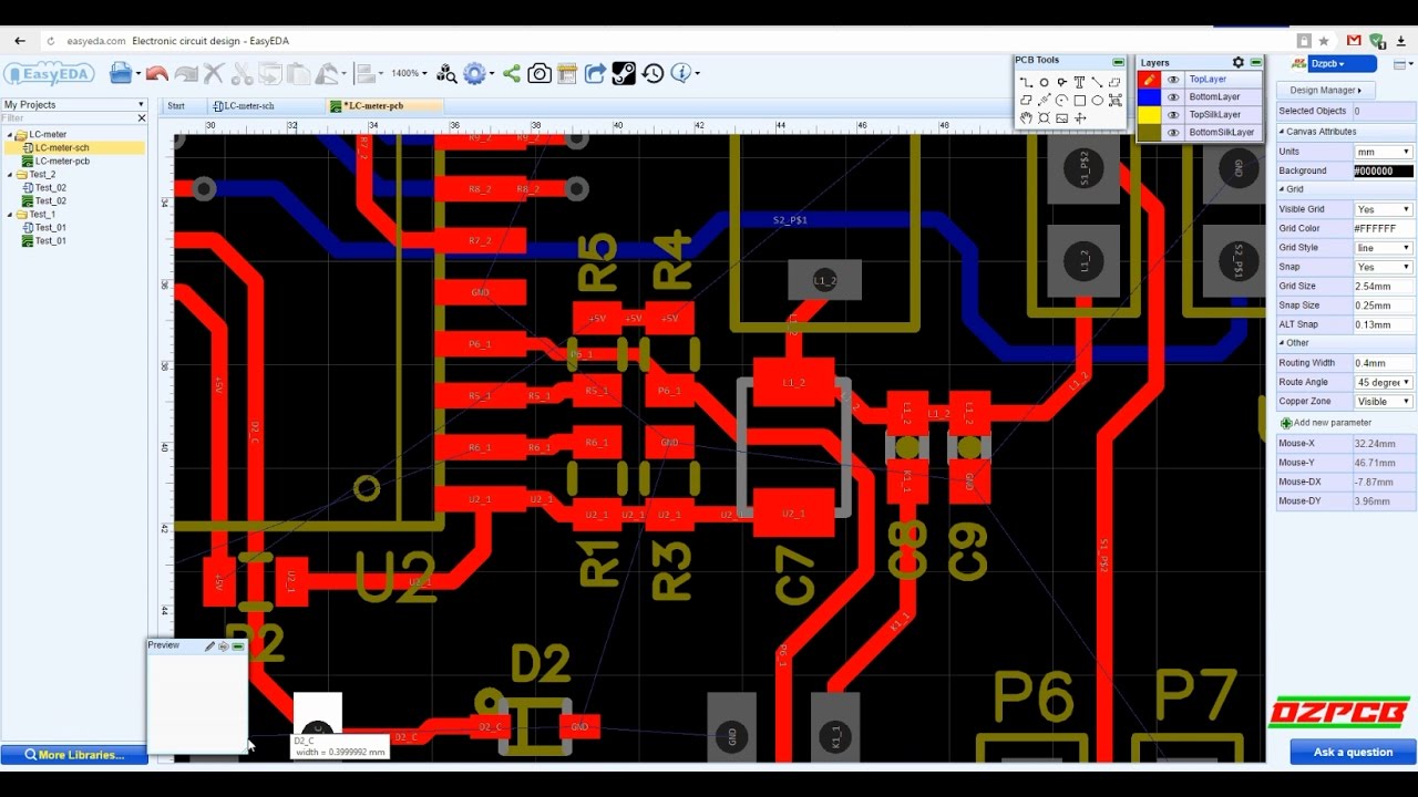 pcb layout software online